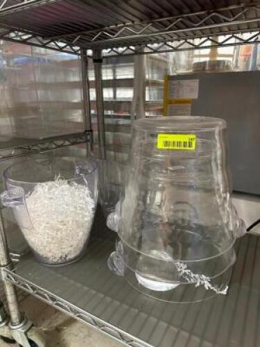 (5) - PLASTIC BEVERAGE BUCKETS