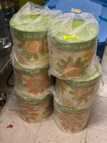 (6) - POPCORN BINS