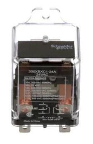 DESCRIPTION: (2) PACKS OF (10) FLANGE POWER RELAY BRAND/MODEL: SCHNEIDER ELECTRIC/300XBXC1-12D INFORMATION: CLEAR/12VDC/30 AMPS RETAIL$: $189.20 PER P