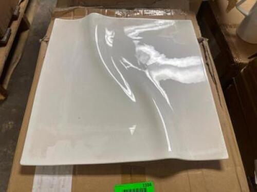 (2) CASES OF 14" X 14" CHINA PLATTERS