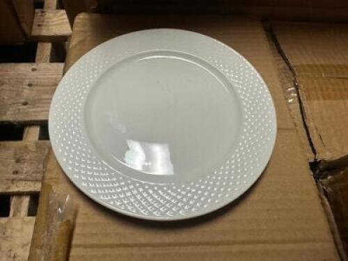 (1) CASE OF 6 1/2" CHINA PLATES