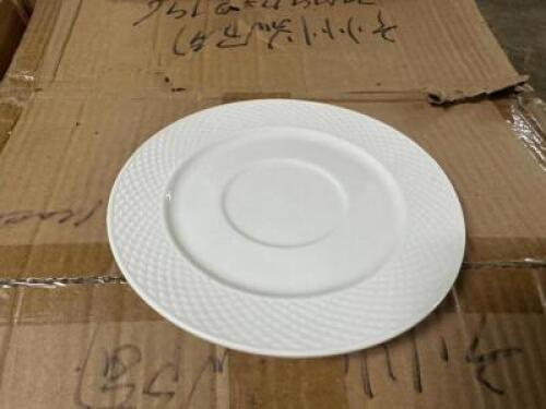 (3) CASES OF 6 1/4" CHINA SAUCERS