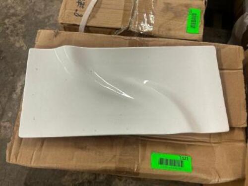 (1) CASE OF 14" CHINA PLATTERS