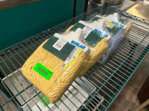 (4) PACKS OF ECOLAB MOP HEADS