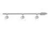4-ft. 3-Light Brushed Nickel Integrated LED Linear Track Lighting Kit with Mini Cylinder Track Heads
