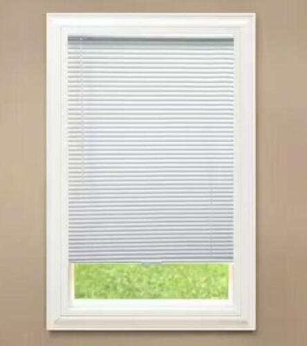 (3) - White Cordless Enhanced Room Darkening Vinyl Blinds with 1 in. Slat - 47 in. W x 48 in.