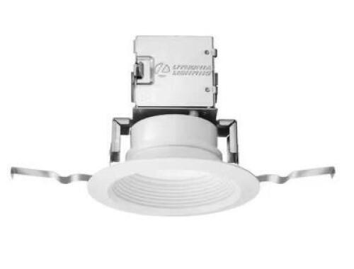 (2) - Lithonia OneUp 4 in. White Integrated LED Recessed Kit