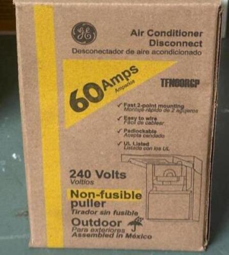 (2) - 60 AMP AIR CONDITIONER DISCONNECTS