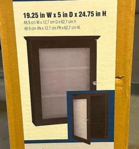 24" MEDICINE CABINET