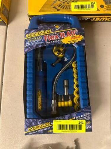 RACHETING SCREWDRIVER SET WITH HARD CASE
