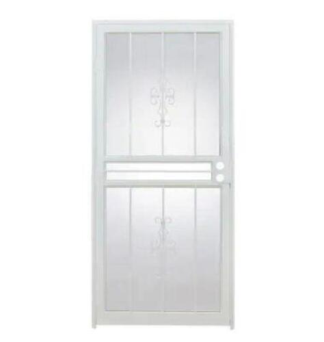 32 in. x 80 in. 501 Series Genesis Steel White Prehung Security Door