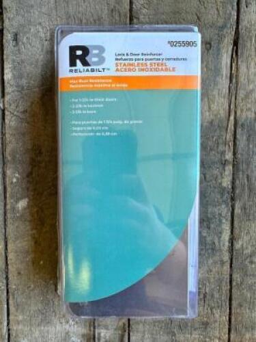 (2)- LOCK & DOOR REINFORCERS