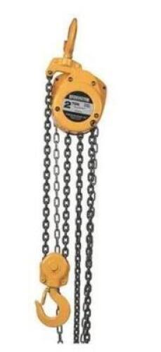 DESCRIPTION: (1) MANUAL CHAIN HOIST BRAND/MODEL: HARRINGTON/CF020-20 INFORMATION: LOAD CAPACITY: 4000 LB/HOIST LIFT: 20'/PULL TO LIFT RATED: 80 LB RET