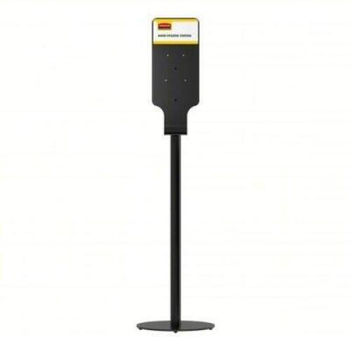 DESCRIPTION: (1) HAND SANITIZER DISPENSER STAND BRAND/MODEL: RUBBERMAID COMMERCIAL #55EP48 INFORMATION: BLACK, AUTOFOAM SERIES, 59 1/4 IN OVERALL HT R