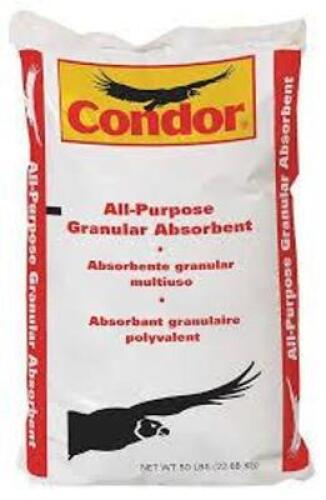 DESCRIPTION: (25) BAGS OF OIL ABSORBENTS BRAND/MODEL: OIL-DRI,CONDOR/I05040-G50, 35UX87 INFORMATION: MONTMORILLONITE CLAY/BROWN & TAN SIZE: 50 LBS [TO