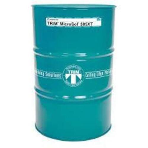 DESCRIPTION: (1) TRIM MICROSOL SOLUTION, CUTTING FLUID BRAND/MODEL: MSC #587XT SIZE: 55 GAL DRUM RETAIL$: $1892.98 EA QTY: 1