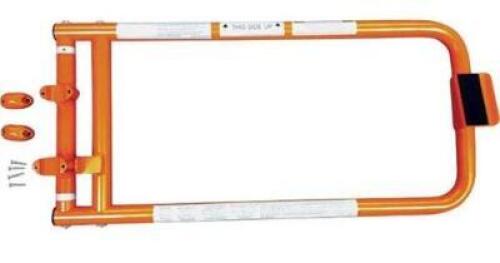 DESCRIPTION: (1) SAFE-T LADDER GATE BRAND/MODEL: GUARDIAN FALL/10798 INFORMATION: ORANGE RETAIL$: $89.99 SIZE: 30"L X 14-1/2"W X 1-1/2"H QTY: 1