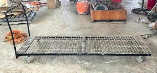 8' METAL FRAMED FLATBED CART