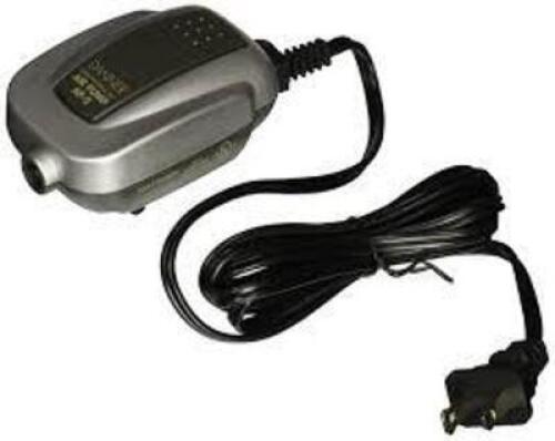 DESCRIPTION: (2) AQUARIUM AIR PUMP BRAND/MODEL: OXY-FLO #AP-2 INFORMATION: BLACK RETAIL$: $11.99 EA QTY: 2