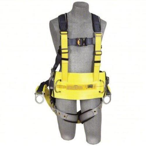 DESCRIPTION: (1) FULL BODY HARNESS BRAND/MODEL: 3M DBI-SALA #9YK13 INFORMATION: BLUE AND YELLOW, VEST HARNESS, QUICK-CONNECT / TONGUE, MATING, BELT, P