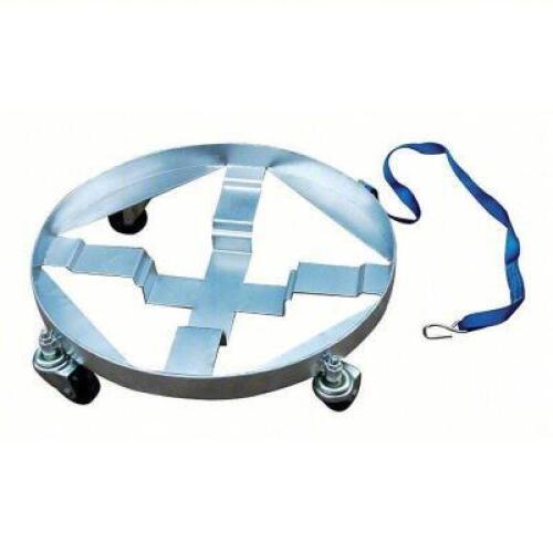 DESCRIPTION: (1) MULTI-TIER CROSS-BRACE DRUM DOLLY WITH SUPPORT RING BRAND/MODEL: PRODUCT NUMBER #6FVJ1 SIZE: 900 LB CAPACITY RETAIL$: $120.72 EA QTY: