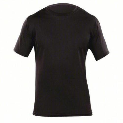 DESCRIPTION: (8) TACTICAL LOOSE FIT CREW SHIRT BRAND/MODEL: 5.11 TACTICAL #21V316 INFORMATION: BLACK, T-SHIRT, POLYESTER, CREW NECK COLLAR, PULL-OVER