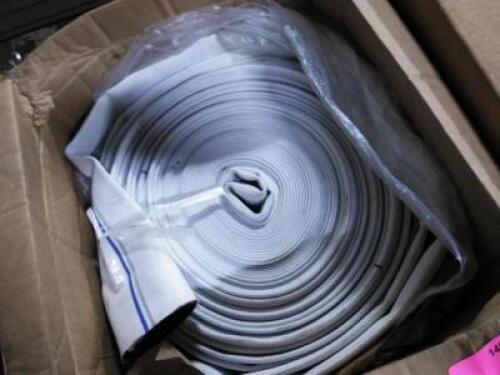 DESCRIPTION: (1) RUBBER LINED FIRE HOSEINFORMATION: WHITESIZE:&nbsp;APPROX 2 1/2" ID X 100'RETAIL$: $385.00 EAQTY: 1