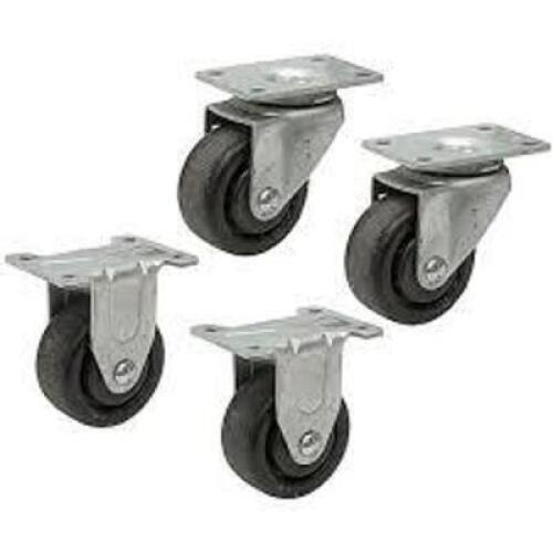 DESCRIPTION: (1) CASTER SET BRAND/MODEL: #1001566684 INFORMATION: TWO SWIVEL, TWO FIXED RETAIL$: $94.00 EA QTY: 1