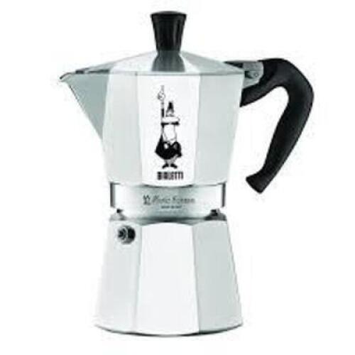 DESCRIPTION: (1) STOVETOP ESPRESSO MAKER BRAND/MODEL: BIALETTI INFORMATION: MOKA EXPRESS SIZE: 6 CUPS RETAIL$: $64.99 EA QTY: 1