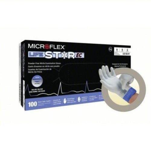 DESCRIPTION: (10) BOXES OF (100) DISPOSABLE GLOVES BRAND/MODEL: MICROFLEX #464D73 SIZE: LARGE RETAIL$: $38.61 EA QTY: 10