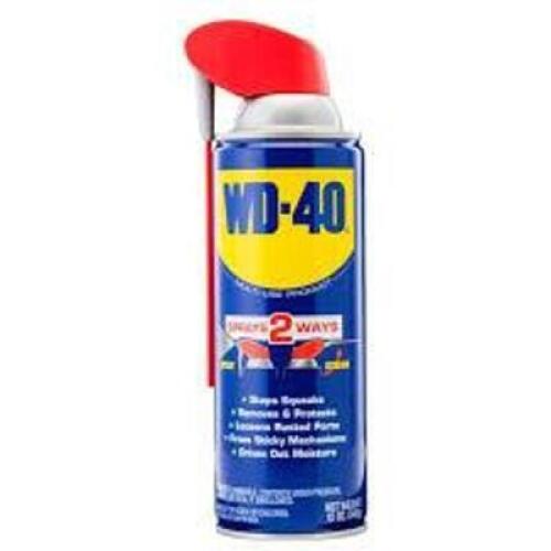 DESCRIPTION: (4) MULTI-USE PRODUCT BRAND/MODEL: WD-40 #20JY62 INFORMATION: SPRAYS 2 WAYS SIZE: 12 OZ RETAIL$: $15.42 EA QTY: 4