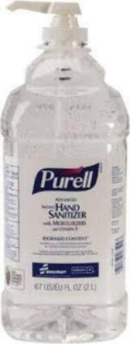 DESCRIPTION: (1) CASE OF (4) INSTANT HAND SANTIZER GEL BRAND/MODEL: PURELL ADVANCED HAND SANITIZER SIZE: 2L RETAIL$: $100.00 TOTAL QTY: 1