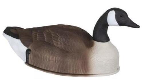 DESCRIPTION: (1) PACK OF (4) CANADA GOOSE SHELL DECOYS BRAND/MODEL: FLAMBEAU/8866SGS ADDITIONAL INFORMATION: SUPER TOUGH POLYMER RETAIL$: $59.99 LOCAT