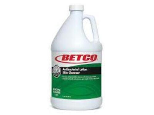 DESCRIPTION: (4) ANTIBACTERIAL LOTION SKIN CLEANER BRAND/MODEL: BETCO #14104-00 SIZE: 1 GALLON SIZE BOTTLES, 4 GALLONS PER CASE RETAIL$: $26.29 EA QTY