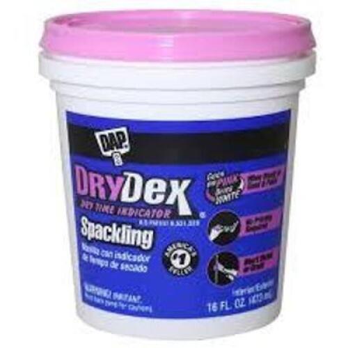 DESCRIPTION: (4) CONTAINERS OF SPACKLEBRAND/MODEL: DRYDEX BY DAPSIZE: 32 OZRETAIL$: $10.15 EAQTY: 4