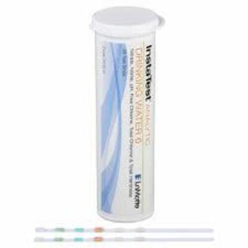 DESCRIPTION: (12) TEST STRIP BRAND/MODEL: INSTA-TEST #32WC33 SIZE: Free Chlorine, 0/0.5/1/3/5/10 ppm, 0, 0.5, 1, 3, 5, 10 ppm, 4 to 10 pH RETAIL$: $23