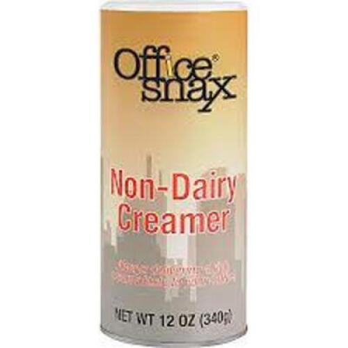DESCRIPTION: (2) PACKS OF (3) POWDERED NON DAIRY CREAMER BRAND/MODEL: OFFICE SNAX SIZE: 12 OZ RETAIL$: $10.00 EA QTY: 2