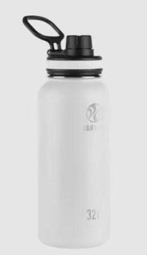 DESCRIPTION: (1) SPOUT BOTTLE WHITE BRAND/MODEL: TAKEYA/50012 INFORMATION: WHITE/SWEAT-FREE RETAIL$: $24.99 SIZE: 32 FL OZ QTY: 1