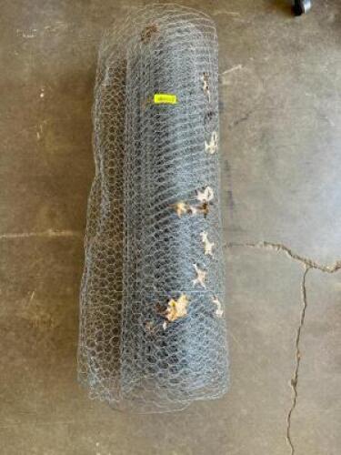 PARTIAL ROLL OF CHICKEN WIRE