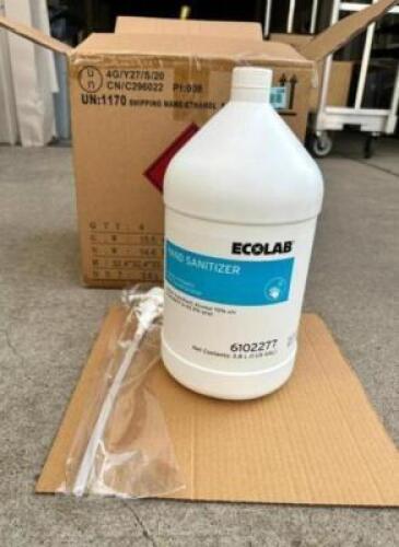 (8)- 1 GALLON JUGS OF HAND SANITIZER W/ PUMP