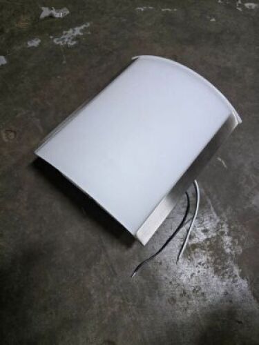 DESCRIPTION: (2) LIGHT FIXTURES INFORMATION: LED, WHITE LIGHT SIZE: APPROX 10" X 10" QTY: 2