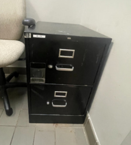 TWO DRAWER FILE CABINET