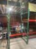 (2) SECTIONS OF 9' X 42" PALLET RACKING AND (1) 48" SECTION. COMES W/ PARTS CAGE FENCING BACK STOP - 2
