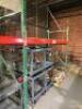 (2) SECTIONS OF 9' X 42" PALLET RACKING AND (1) 48" SECTION. COMES W/ PARTS CAGE FENCING BACK STOP - 4