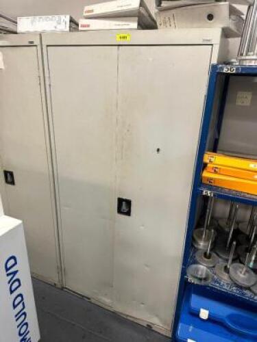 36" TWO DOOR METAL STORAGE CABINET