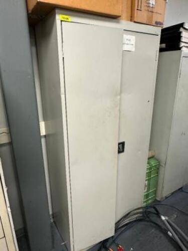 36" TWO DOOR METAL STORAGE CABINET