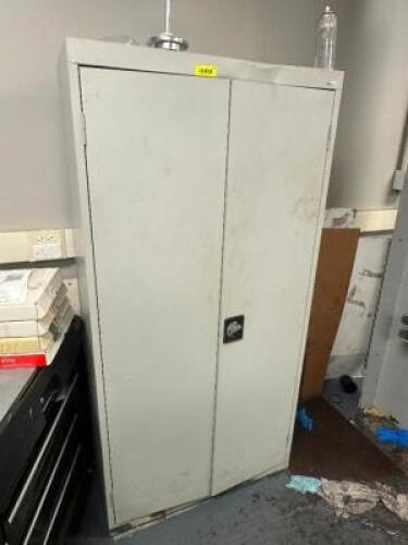 36" TWO DOOR METAL STORAGE CABINET