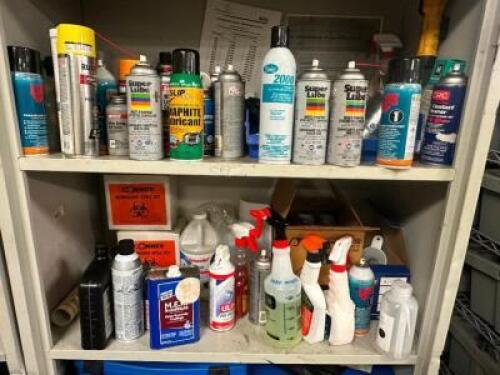 (1) LOT OF ASSORTED SPRAYS AND CHEMICALS