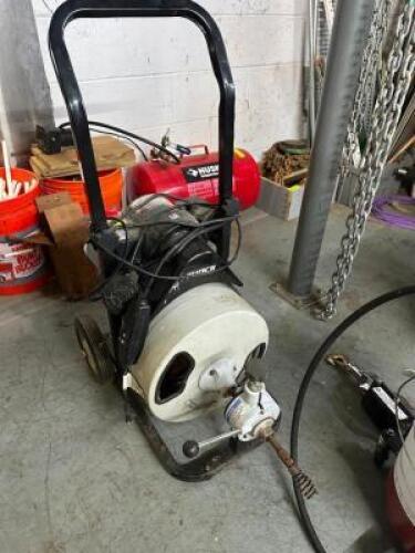 60' POWER-FEED ELECTRIC DRAIN CLEANER