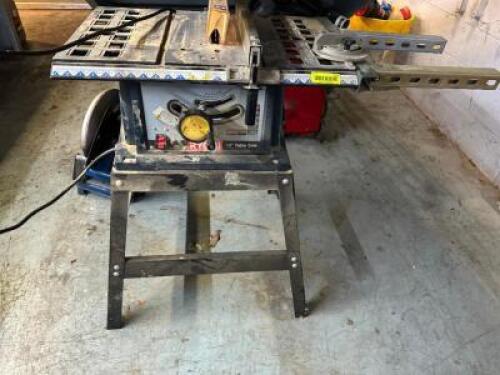 RYOBI 10" TABLE SAW.
